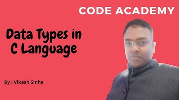 #5 Data Types In C Language | Working with Data types in C Language