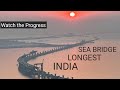 Mumbai Trans Harbour Link India longest sea bridge Progress so far