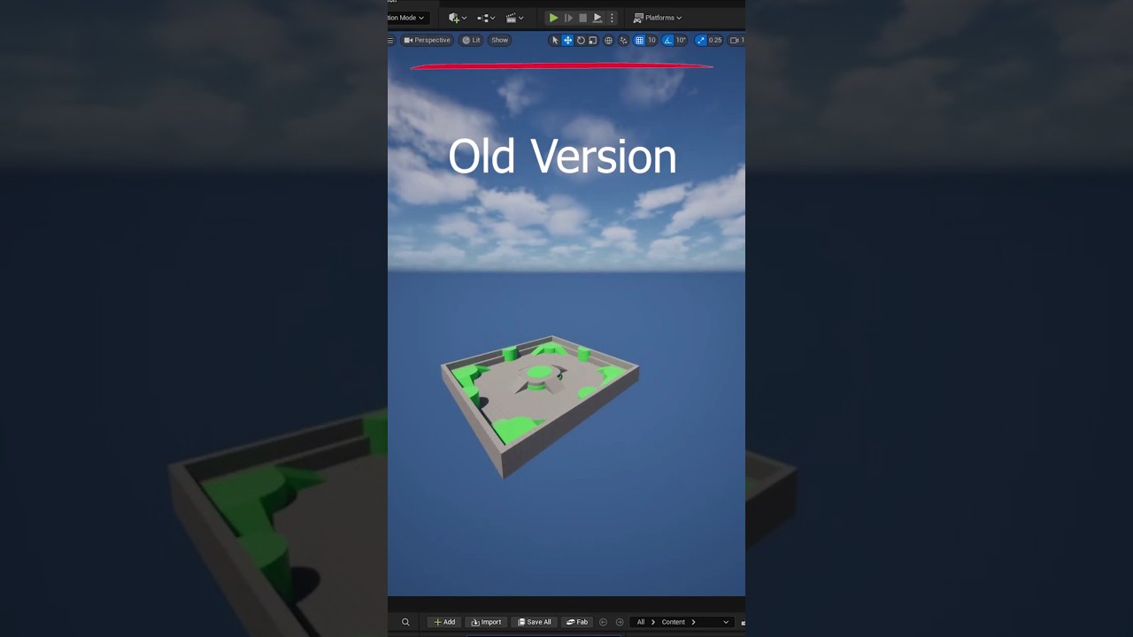 Изменения в Unreal Engine 5.6 — Как вернуться к старому интерфейсу
