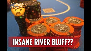 THE MOST INSANE RIVER RAISE I’ve Seen | $5/$10 Bellagio Poker