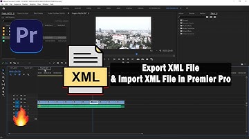✅How to Export or Import XML files in Premier Pro🔥