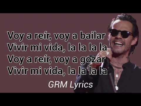 Marc Anthony - Vivir mi vida  (Lyrics)