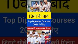 10वीं के बाद ये Diploma कर लो 😱 Career Set!10th ke baad best Diploma Courses 2026 🔥10वीं के बाद