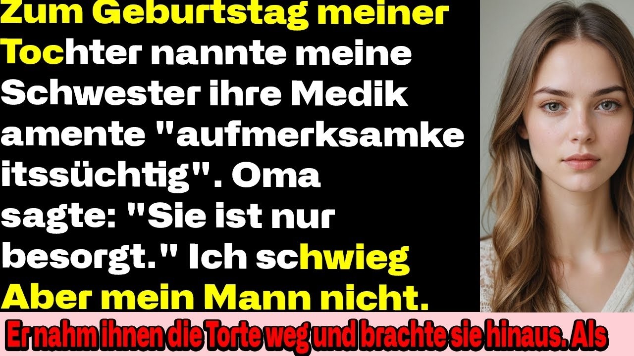 Was meine Schwester auf der Geburtstagsfeier meiner Tochter sagte, schockierte alle