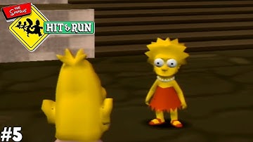 The Simpsons Hit & Run Gameplay (PS2) Part 5 - The Search For Bart Simpson