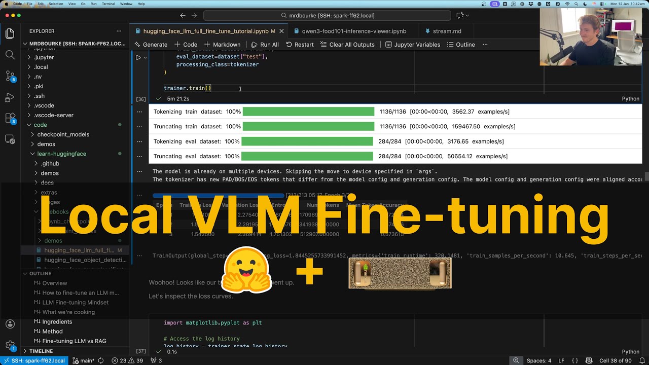 Local VLM fine-tuning on the NVIDIA DGX Spark - Part 2.5 - Training the ...