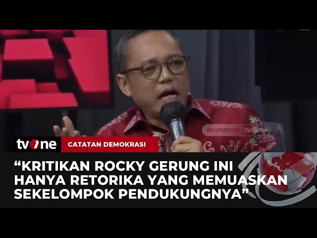 Karakter Kritikan Rocky Gerung yang Membuat Jadi Polemik | Catatan Demokrasi tvOne class=