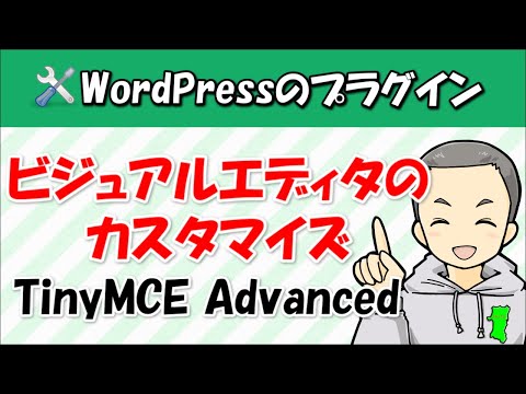 【WordPress】TinyMCE Advanced でビジュアルエディタをカスタマイズ！