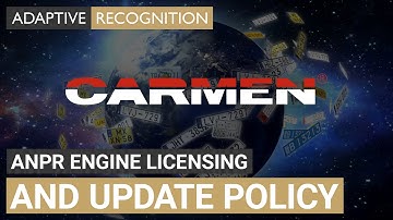 Adaptive Recognition - CARMEN LICENSING AND UPDATE POLICY