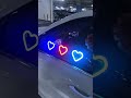 These LED hearts make my car look unreal 💙❤️💙#carledlights #carmods #cartiktok #neonlights