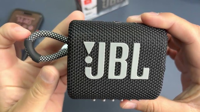 JBL Go 3 Portable Bluetooth Speaker -Black (JBLGO3BLKAM)- OPEN BOX