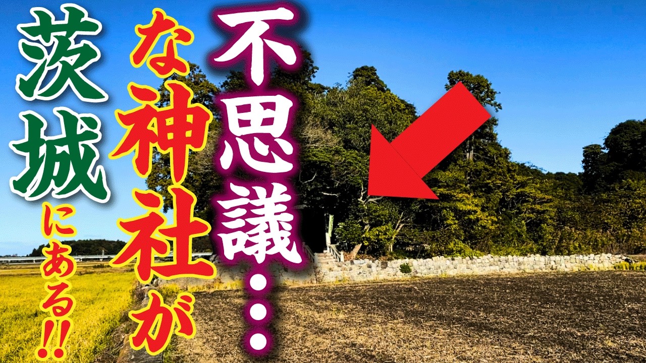 え？何これ！？となる不思議な神社が茨城県ひたちなか市にある！