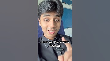 UNITS AND DIMENSIONS REVISION #jee #jeemains #jeeadvanced #physics #neet #aiims #iit #mbbs #allen