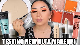 TESTING NEW DRUGSTORE MAKEUP 2022 | ELF CAMO POWDER FOUNDATION COLOURPOP ON THE MANGO & MORE!