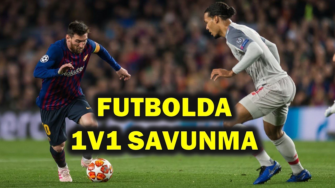 Van Dijk Gibi Savunma Yap !! / Futbolda 1v1 Savunma Tekniği
