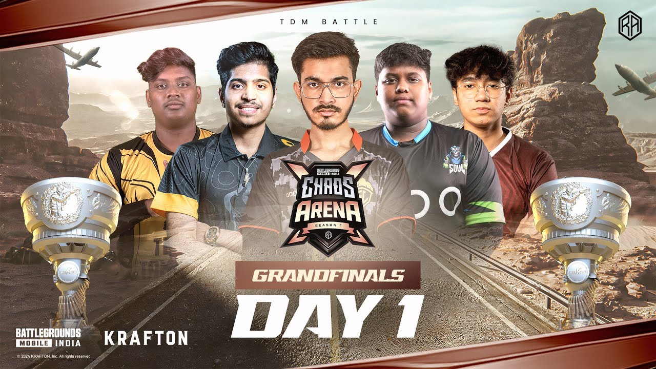 [GRAND FINALS DAY - 1] RA ESPORTS PRESENTS CHAOS ARENA SEASON 1 FT. # ...