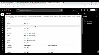 Advanced Settings in Gmail