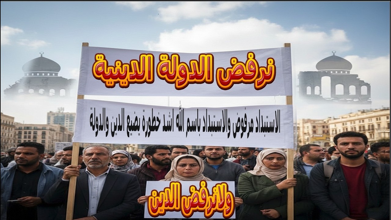 نرفض الدولة الدينية ولانرفض الدين الاستبداد مرفوض والاستبداد باسم الله اشد خطورة يضيع الدين والدولة
