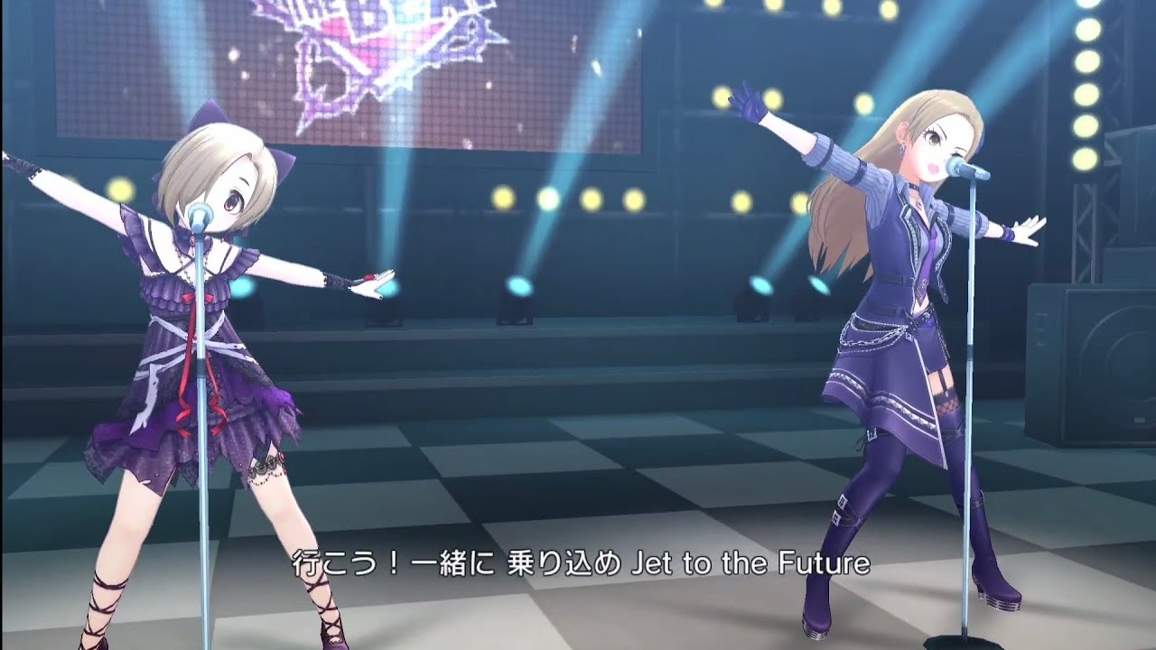デレステ】Jet to the Future (白坂小梅、松永涼)【MV】 - YouTube