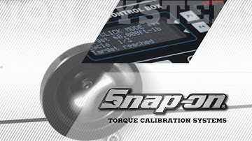 Snap-on Master Calibration Systems Overview