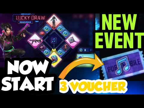 NEW EVENT ANNIVERSARY LUCKY DRAW ||HOW TO USE VOUCHER  ||HOW TO COLLECT VOUCHER DAILY|| PUBG MOBILE