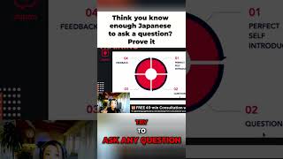 Think you know enough Japanese to ask a question? Prove it