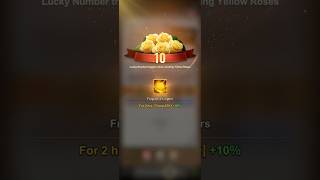 Last z weekly rose buff 2 hour troop attack. Aug 24 to Aug 30.