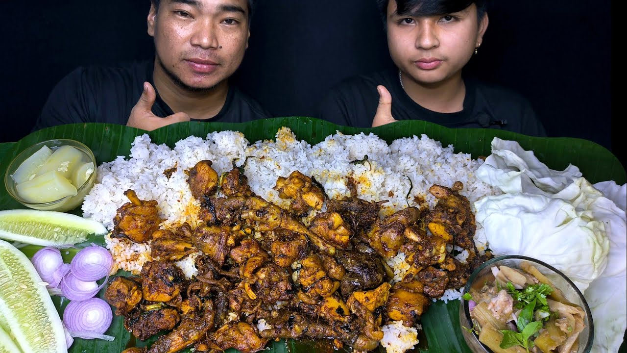 Chicken Curry n Yendem Soibum Eromba🤤