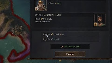 CK3 - Prison Ransom Bug