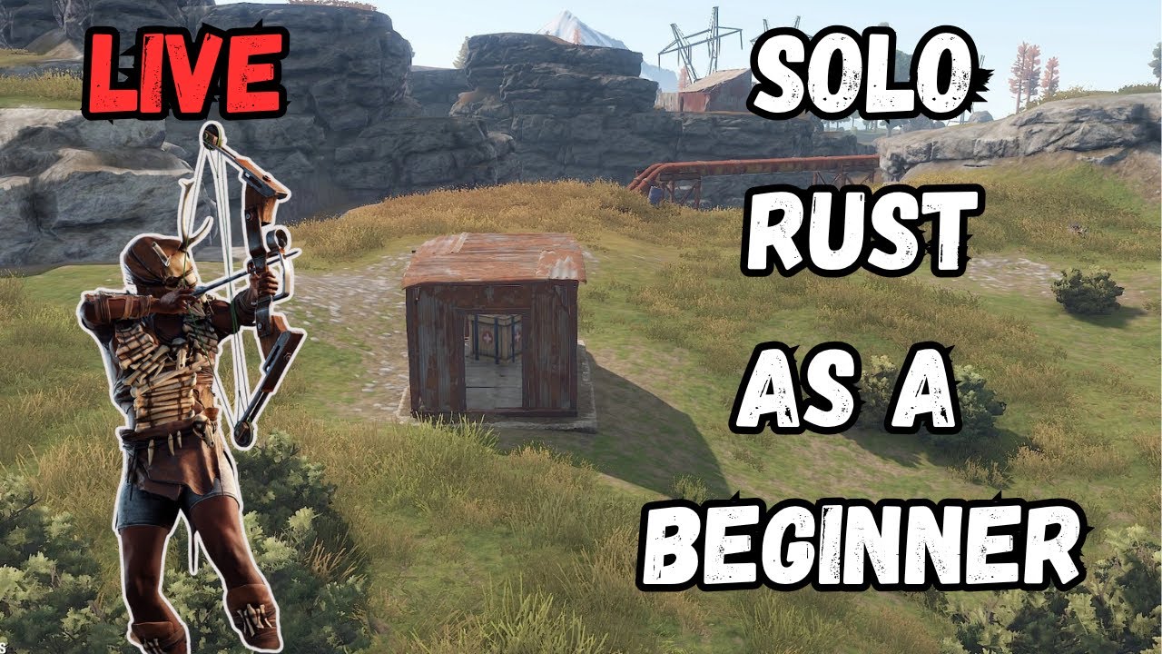 Solo Rust Noob Beginnings (New PC Player) - YouTube