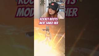 journee was not expecting this with Rocket Boots 😭 #journee #skyrimmods #dagothur