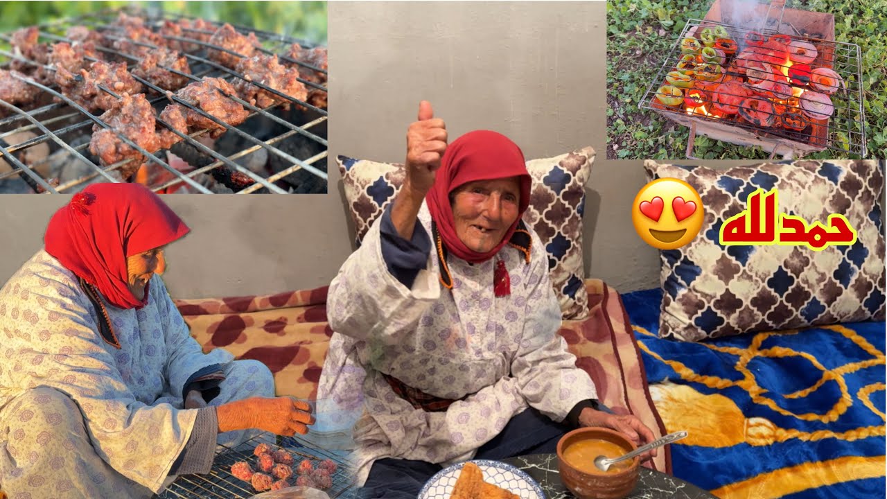 من البادية / احسن فطور في طبيعة 😍 موت ديال ضحك مع مي مباركة علي كسوة 🤣 شحال دعات مع الوليدات ديالها🥹