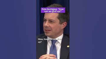 Pete Buttigieg: "How can we give up?"