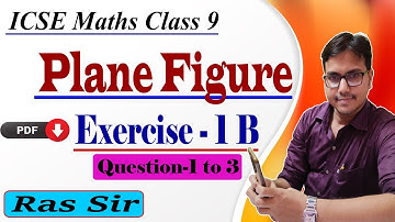 Live Class 9 Plane Figure Exercise 1B