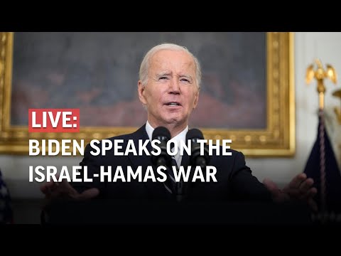 LIVE | Biden speaks on the Israel-Hamas war