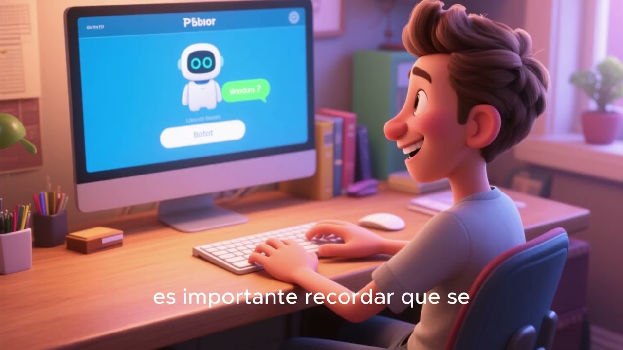 Chatbots y Asistentes Virtuales 🤖💬 | Cómo la IA Conversa con las Personas | VIDEO 39 CARICATURA