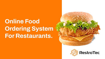 Online food ordering solution for restaurants - RestroTec