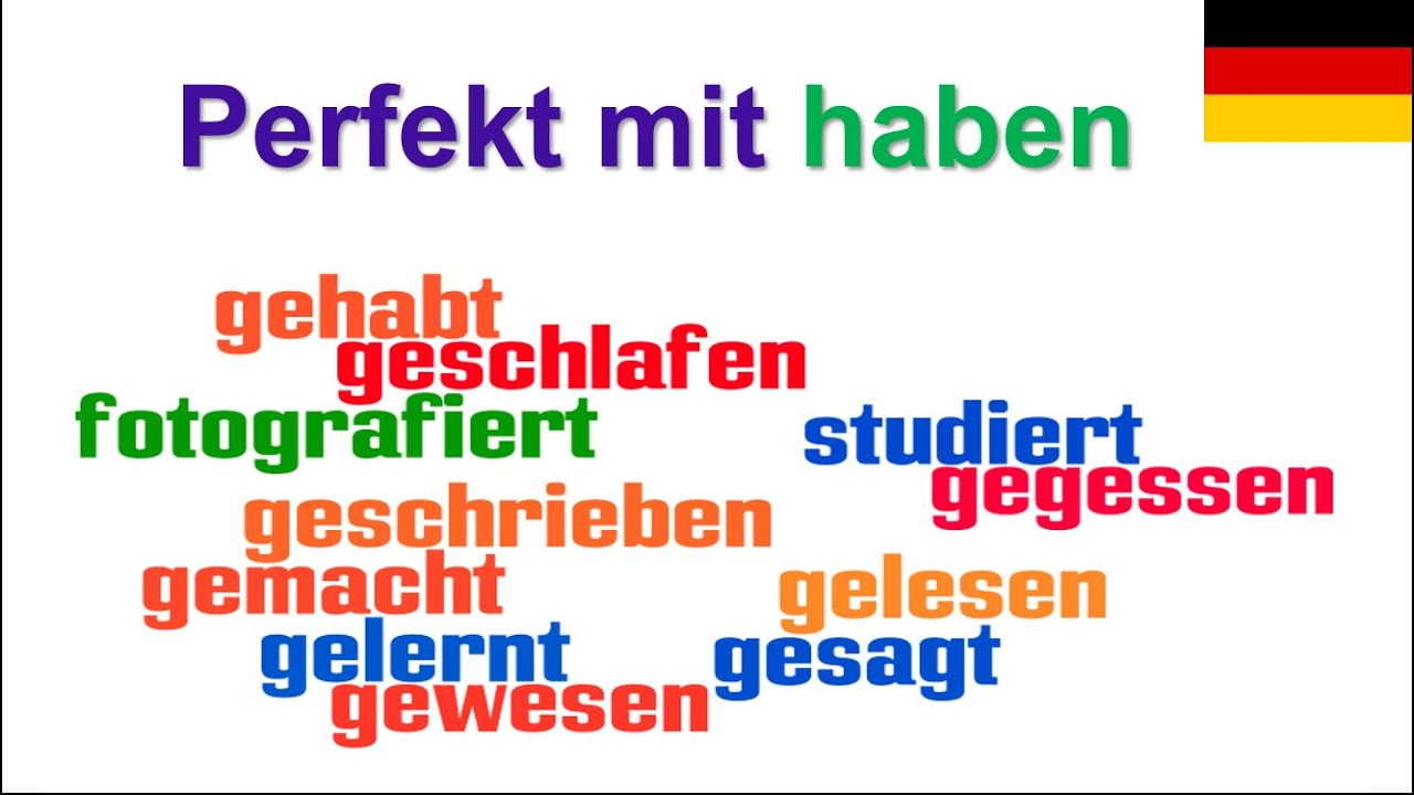 Perfectul cu #Haben🙀 Cum se formează #Perfectul cu Haben? Cum formăm #Participiul 2 al verbelor?