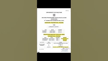 kalyani university 6th sem (bengali honours) exam picheya galo 😊