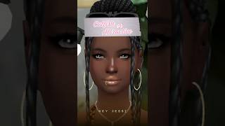 Catfish or Attractive? 👀💜 #CatfishOrAttractive #shorts #thesims4 #sims4 #sims4cas #sims4cc