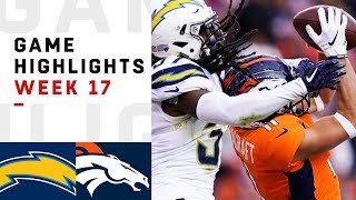 The los angeles chargers take on denver broncos during week 17 of 2018
nfl season. subscribe to nfl: http://j.mp/1l0bvbu check out our other
channels...