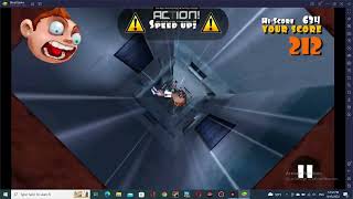falling fred gameplay 2 hard mode