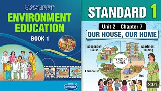 Standard 1 EVS Unit 2 Chapter 7 Our House, Our Home Environment Education Book 1 