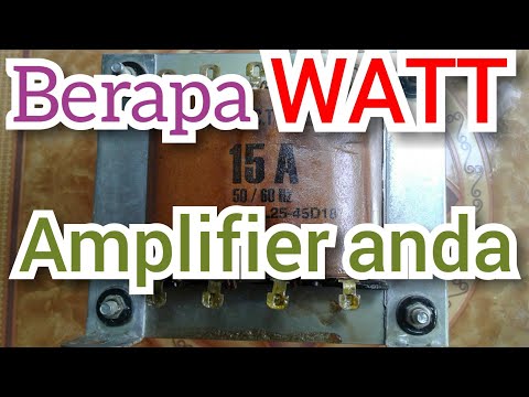 Video: Cara Mengetahui Kekuatan Amplifier