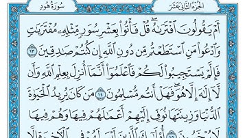سورة هود آية 13-19