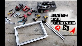 How to rivet Aluminum | Tutorial & Demo + Tools needed, DIY.
