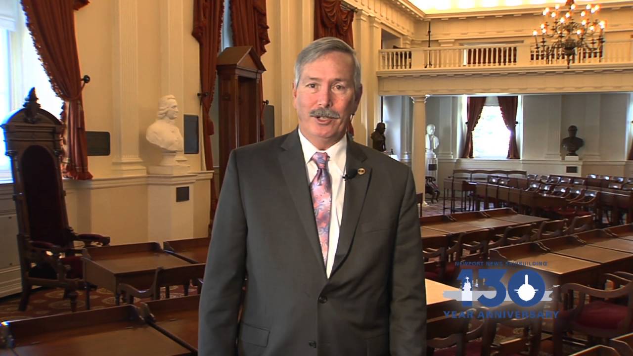 Delegate Barry Knight Congratulates NNS on 130 Years