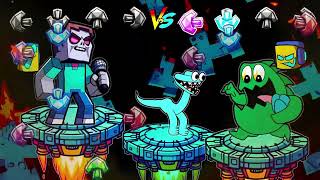 Epic battle FNF (Friday Night Funkin) Stive from Minecraft and Stinky Joel (The Garten Of Banban 3)