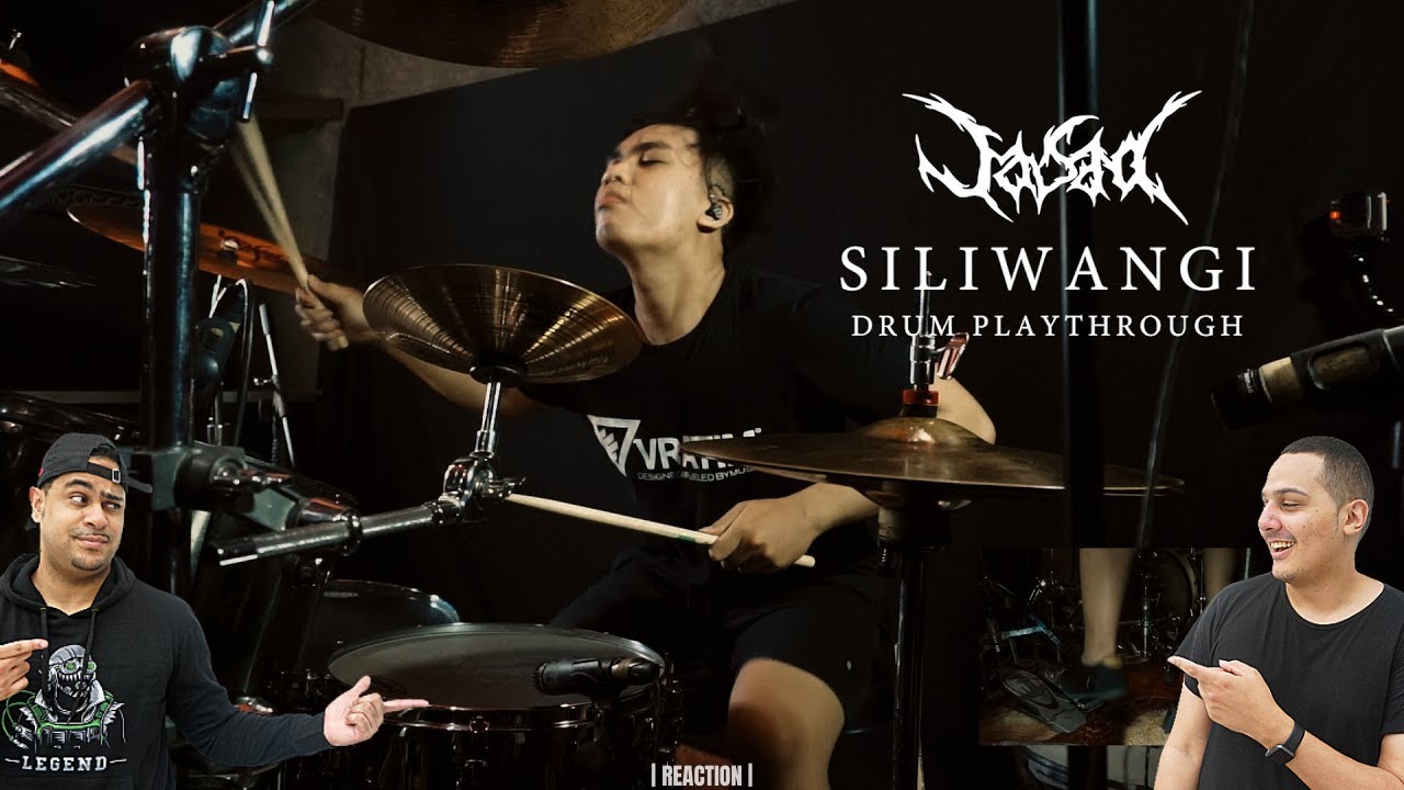 OKI FADHLAN - JASAD ( SILIWANGI ) DRUM PLAYTHROUGH | REACTION