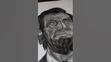 DRAWING OF ABRAHAM LINCOLN #shorts #ytshorts #youtubeshorts